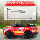 12V Battery-Powered Kids Ride-On Police Car with Remote Control 4-Wheeler Truck Magic Cars 2