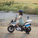12V Kids Electric Police Ride-On Motorcycle with Battery and LED Lights Magic Cars 5