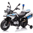 12V Kids Electric Police Ride-On Motorcycle with Battery and LED Lights Magic Cars 7