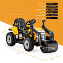 12V Kids Ride-On Road Roller Toy Car with 2.4G Remote Control for Children Magic Cars 3