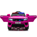 12V Kids Ride-On Cop SUV Car with Remote Control, Siren Sounds, Alarm Lights, and Music Magic Cars 4