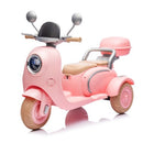 12V Electric Two-Seater Kids Ride-On Three-Wheel Motorcycle with Bluetooth Magic Cars 1