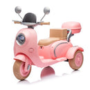 12V Electric Two-Seater Kids Ride-On Three-Wheel Motorcycle with Bluetooth Magic Cars 3