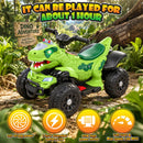 12V Battery-Powered Kids Electric Off-Road ATV Quad with Music and LED Lights Magic Cars 1