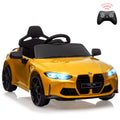 12V Kids Licensed BMW M4 Electric Ride-On Car with Remote Control Magic Cars Variant 0