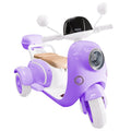 12V Kids Electric Ride-On Moped Motorcycle 2-Seater with Bluetooth and LED Lights Magic Cars Variant 0