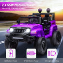 12V Electric Kids Ride-On Jeep Car with Power Wheels, 4mph Speed, LED Lights, and Parental Remote Control Magic Cars 3