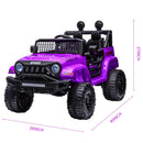 12V Electric Kids Ride-On Jeep Car with Power Wheels, 4mph Speed, LED Lights, and Parental Remote Control Magic Cars 5
