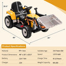 12V Kids Ride-On Excavator Truck with Adjustable Arm and Bucket Toy Magic Cars 2