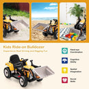 12V Kids Ride-On Excavator Truck with Adjustable Arm and Bucket Toy Magic Cars 5