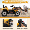 12V Kids Ride-On Excavator Truck with Adjustable Arm and Bucket Toy Magic Cars 7