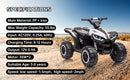 12V Electric Kids Ride-On ATV Quad with Battery Powered 4 Wheels and Adjustable Speed Magic Cars 1