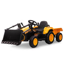 12V Kids Electric Ride-On Tractor and Bulldozer Vehicle with Trailer and Music Magic Cars 8