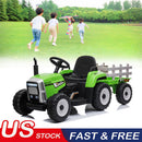 12V Battery-Powered Kids Ride-On Tractor Truck Toy with Trailer and LED Lights Magic Cars Variant 0