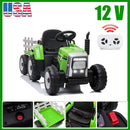 12V Kids Ride On Tractor Car, Battery Powered Toy Vehicle with Trailer and Remote Control Magic Cars Variant 0