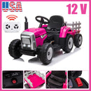 12V Kids Electric Ride On Tractor Car with Trailer and Remote Control Magic Cars Variant 0