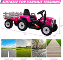 12V Electric Kids Ride-On Tractor Car with Trailer and Remote Control Magic Cars 5