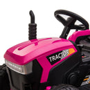 12V Electric Ride-On Tractor with Trailer Battery Powered Toy Car for Toddlers Magic Cars 10