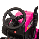 12V Electric Ride-On Tractor with Trailer Battery Powered Toy Car for Toddlers Magic Cars 11
