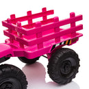 12V Electric Ride-On Tractor with Trailer Battery Powered Toy Car for Toddlers Magic Cars 13