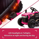 12V Electric Ride-On Tractor with Trailer Battery Powered Toy Car for Toddlers Magic Cars 9