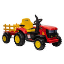 12V Electric Ride-On Kids Tractor with Trailer and Remote Control – Red Magic Cars 8