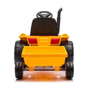 12V Kids Ride-On Electric Tractor and Excavator with Detachable Trailer and Remote Control Magic Cars 12