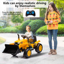 12V Electric Ride-On Kids Tractor Excavator with Battery, Remote Control, and Digging Handle Magic Cars Variant 0