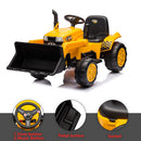 12V Battery-Powered Kids Ride-On Electric Excavator Tractor with Digging Handle Magic Cars 0