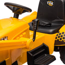 12V Battery-Powered Kids Ride-On Electric Excavator Tractor with Digging Handle Magic Cars 20