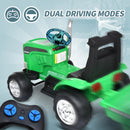 12V Kids Electric Ride-On Tractor Excavator with Detachable Trailer and Remote Control Magic Cars 2