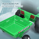 12V Kids Electric Ride-On Tractor Excavator with Detachable Trailer and Remote Control Magic Cars 3