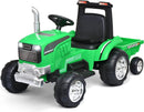 12V Kids Electric Ride-On Tractor Excavator with Detachable Trailer and Remote Control Magic Cars 6