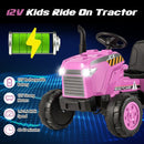 12V Kids Ride-On Tractor with Trailer and Remote Control for Toddlers Magic Cars 8