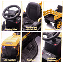 12V Electric Kids Ride-On Tractor Toy with Trailer and Remote Control Magic Cars 16