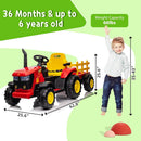 12V Kids Electric Ride-On Tractor with Remote Control and Powerful Wheels Magic Cars 7