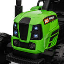12V Battery-Powered Kids Ride-On Tractor with Trailer and Remote Control for Boys and Girls Magic Cars 18