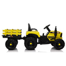 12V Battery-Powered Kids Ride-On Tractor with Trailer and Remote Control for Boys and Girls Magic Cars 27