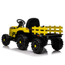 12V Battery-Powered Kids Ride-On Tractor with Trailer and Remote Control for Boys and Girls Magic Cars 29