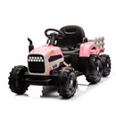 12V Kids Ride-On Tractor with Trailer, Battery Powered, Remote Control, Child-Friendly Vehicle Magic Cars 10