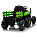 12V Battery-Powered Kids Ride-On Tractor with Trailer, Remote Control, and MP3 Music Magic Cars 13