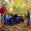 12V Kids Ride-On Tractor with Trailer, Remote Control, LED Lights, Music, USB Charging, and Battery Magic Cars 6