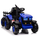 12V Kids Ride-On Tractor with Trailer, Remote Control, LED Lights, Music, USB Charging, and Battery Magic Cars Variant 0