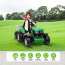 12V Kids Electric Ride-On Tractor with Trailer, Battery Powered Vehicle Magic Cars 5