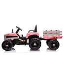 12V Battery-Powered Kids Ride-On Tractor with Trailer, Remote Control, 3-Speed, USB Charging Magic Cars 4