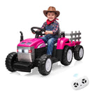 12V Electric Ride-On Tractor for Kids with Trailer and Dual 35W Motors, 2.4G Remote Control for Parents Magic Cars Variant 0