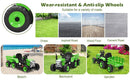 12V Kids Ride-On Tractor with Trailer, Ground Loader, RC Remote Control, and Lights Magic Cars 10