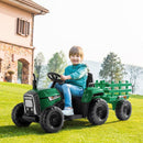 12V Kids Ride-On Tractor with Trailer, Remote Control, and LED Headlights Magic Cars 0