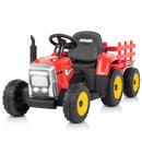 12V Kids Ride-On Tractor with Trailer, Remote Control, and LED Headlights Magic Cars 8