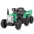 12V Kids Ride-On Tractor with Trailer, Remote Control, and LED Headlights Magic Cars 9